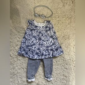 Blue Flower Outfit